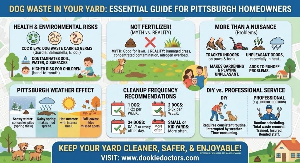 Dog poop removal service keeping Pittsburgh yards clean and safe for homeowners