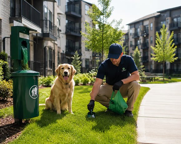 Apartment Complex Dog Waste Removal in Pittsburgh